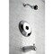Kingston Brass KB3631TLH Tub & Shower Trim Only W/out Handle, Polished Chrome KB3631TLH - alternate 4